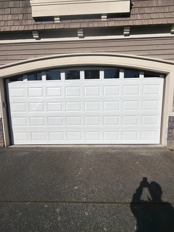 Bellevue garage door after replacement
