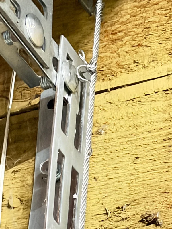Frayed cable Eastside garage door repair