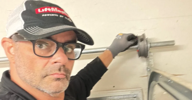 Garage door track inspection Eastside WA