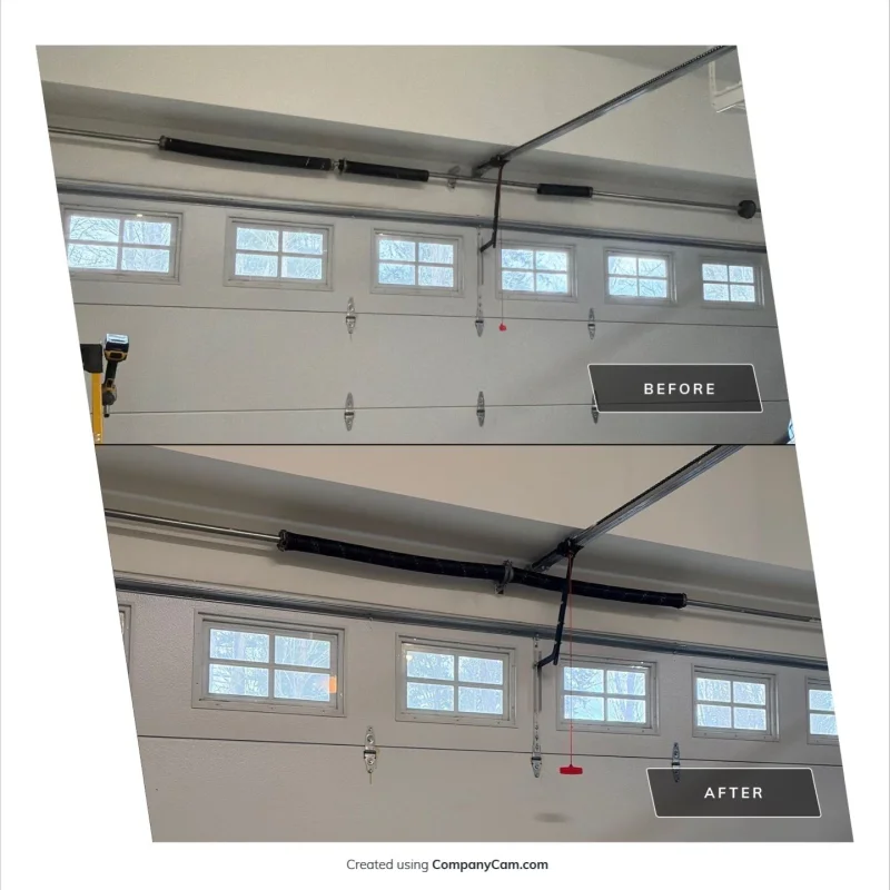 Spring repair before and after Kirkland WA