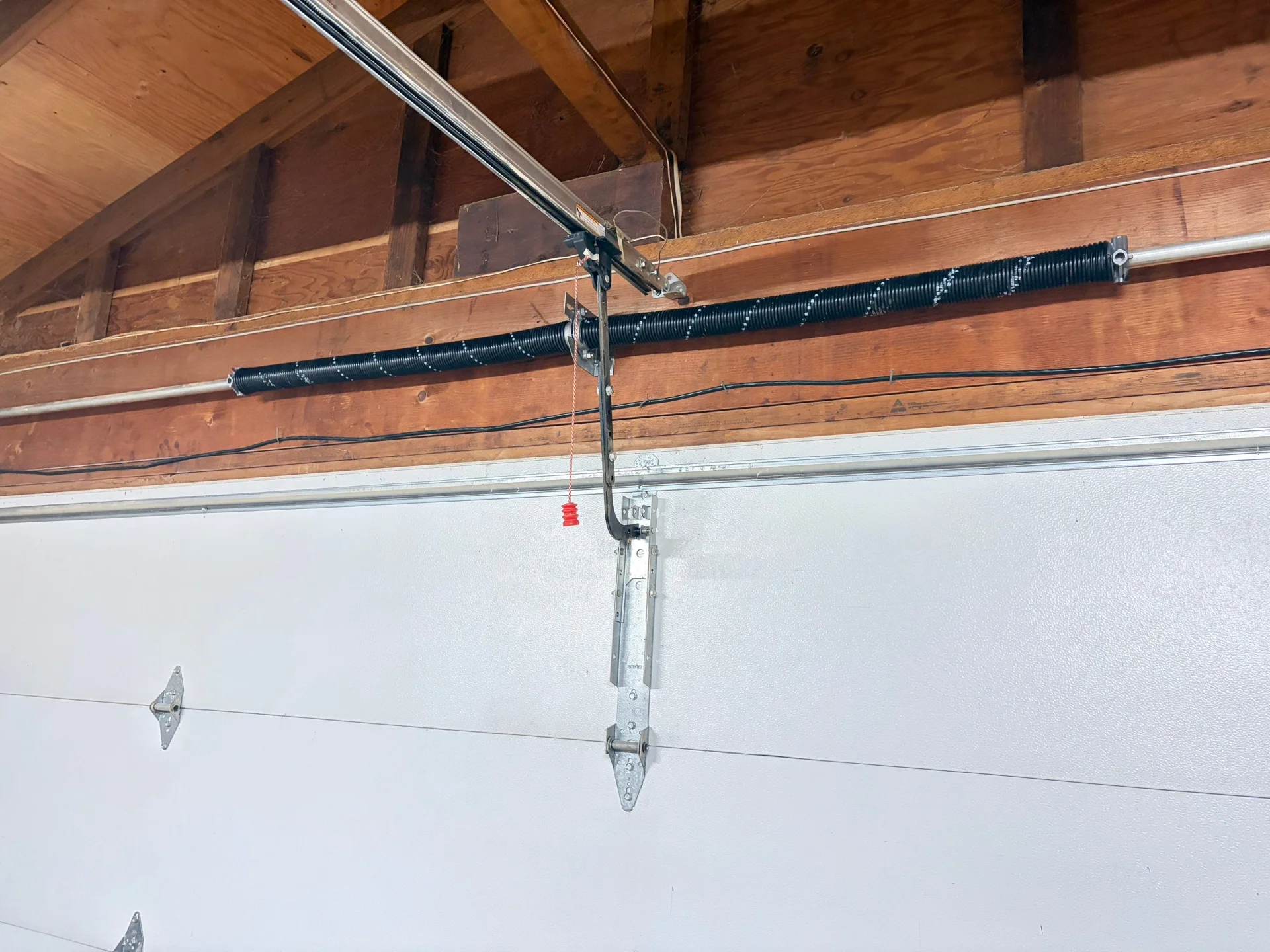 Garage door springs after replacement