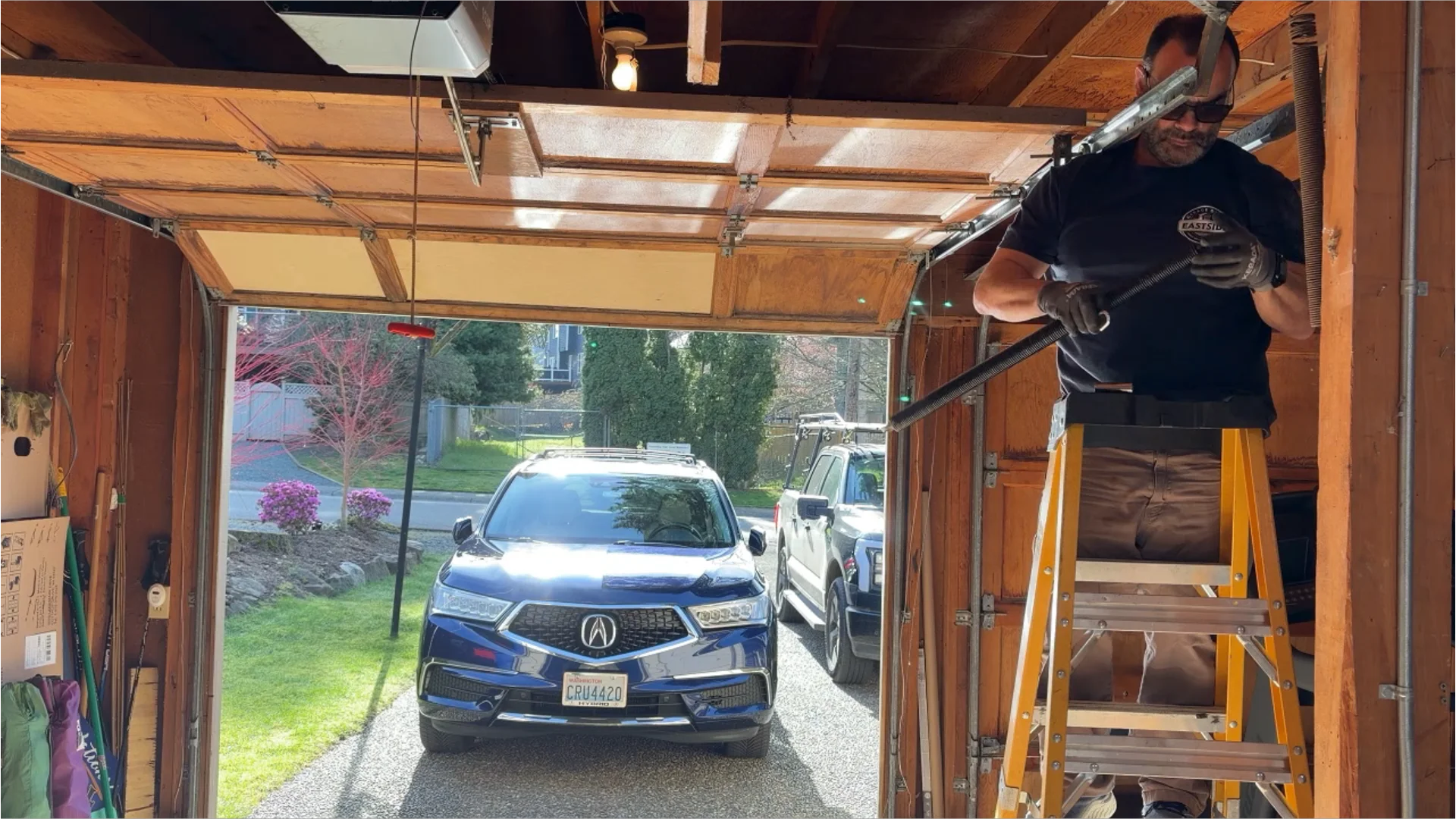 Garage door spring replacement Kirkland WA